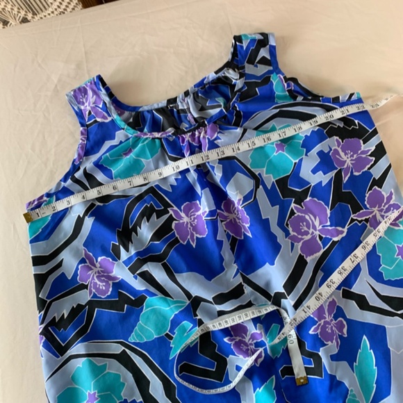 Vintage Hilo Hattie Hawaiian Dress Caftan Mumu Cover Up Large - Picture 9 of 10